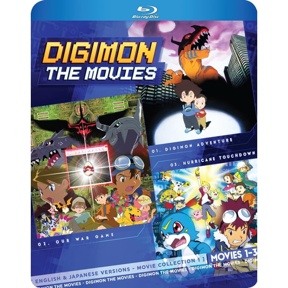 Colección Blu-ray Discotek Media: Películas Digimon 1-3