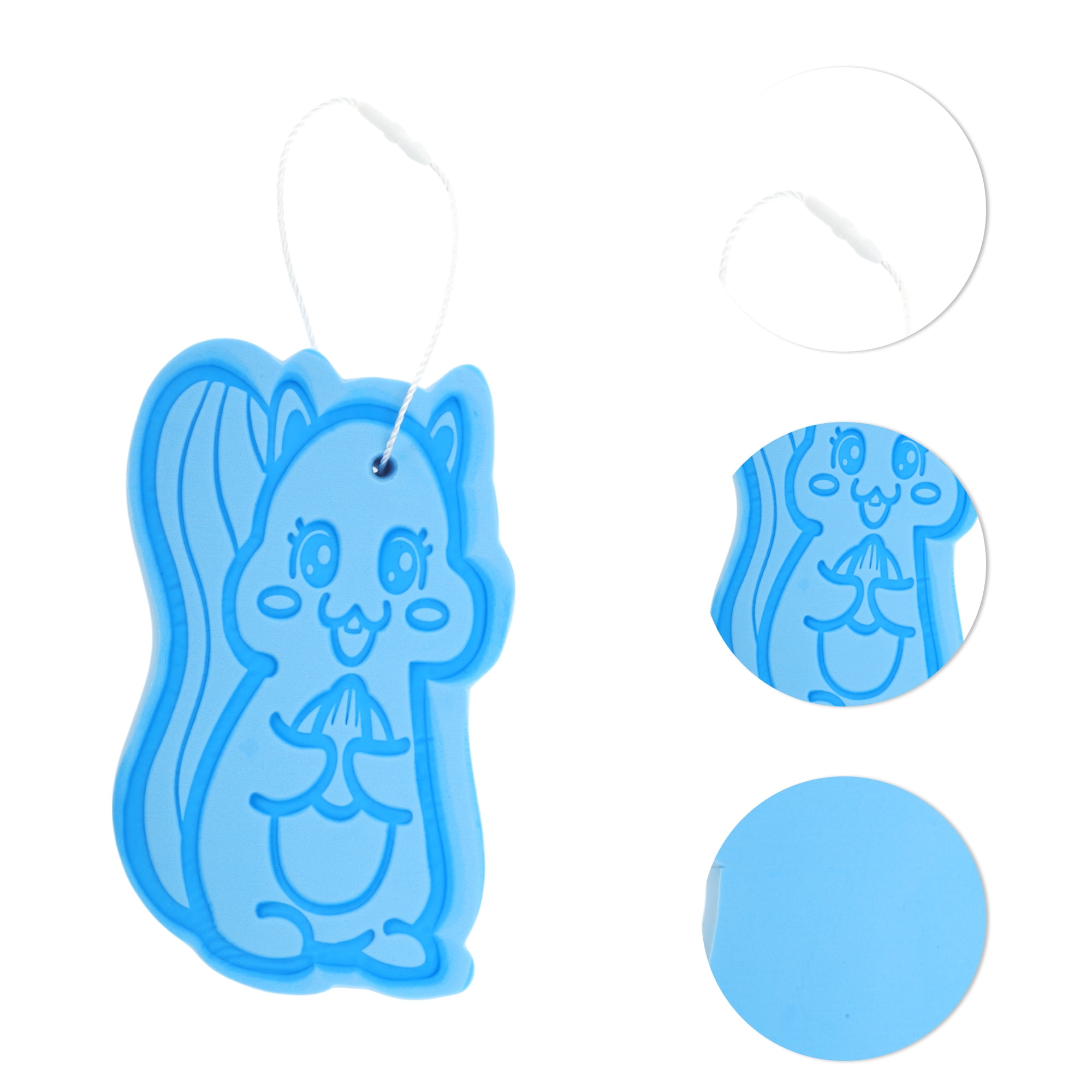 Unique Bargains Cartoon Bath Brush Body Scrubber Sky Blue