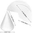 thumbnail image 2 of Gorros de fiesta Weoxpr, papel blanco, 40 unidades, para niños y adultos, 2 of 6