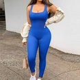 thumbnail image 1 of PENGXIANG Été Bodycon Rompers Respirant Slim Hanche-Lifting Combinaisons Élastiques pour la Forme Physique, 1 of 6