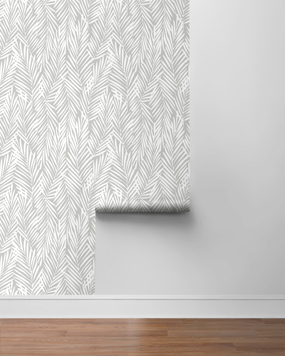 Stacy Garcia Home Harbor Grey Mod Palm Peel and Stick Wallpaper