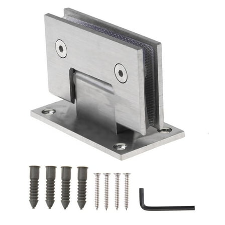 NANMELX 8-12mm Glass Door Hinge Bathroom Shower Door Frameless Bracket Wall Mounted Door