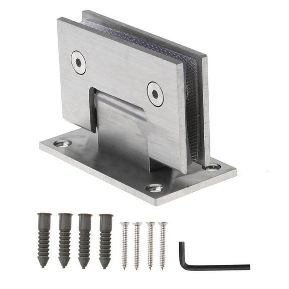 NANMELX 8-12mm Glass Door Hinge Bathroom Shower Door Frameless Bracket Wall Mounted Door