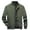 Olive Green, variant on WREESH Fashion Jacket Men'S Casual Sports Daily Outdoor Stand Collar Long Sleeve Jacket Olive Green