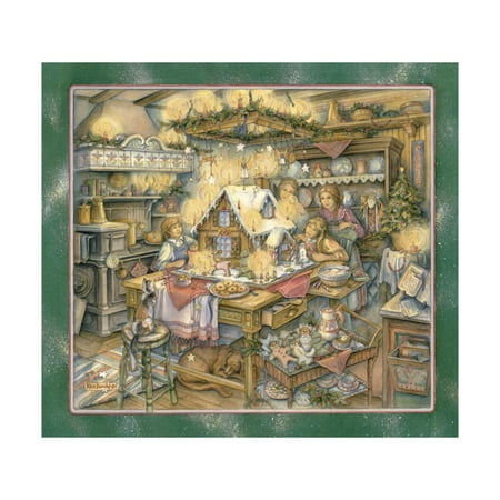 Gingerbread Print - Gingerbread House Print Wall Art By Kim Jacobs