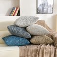 thumbnail image 2 of Nvzi Decorative Pillow, 1 Pack green Couch Pillows 45x45CM Soft Chenille Cover with PP Cotton Filling, Comfortable Square Throw Pillows for Bedroom & Living Room - Cozy Accent for Sofa, Beds, 2 of 4