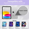 thumbnail image 5 of MoKo Touch Keyboard Case for iPad (A16) 11th Generation 11 inch 2025, iPad 10th Generation 10.9 inch Case with Pencil Holder, 7 Colors Backlit Detachable Bluetooth Keyboard,Lilac, 5 of 8