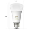 thumbnail image 4 of Philips Hue 2-Pack E26 Smart LED Bulbs, White, 75 Watts, 4 of 9