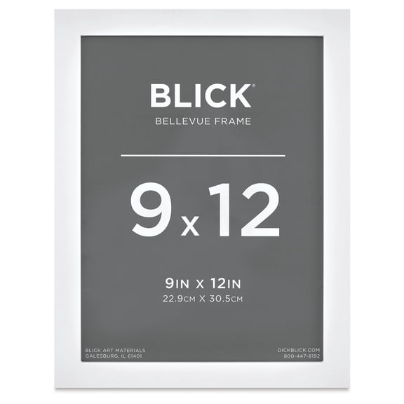 Blick Bellevue Frame - White, 9" x 12"