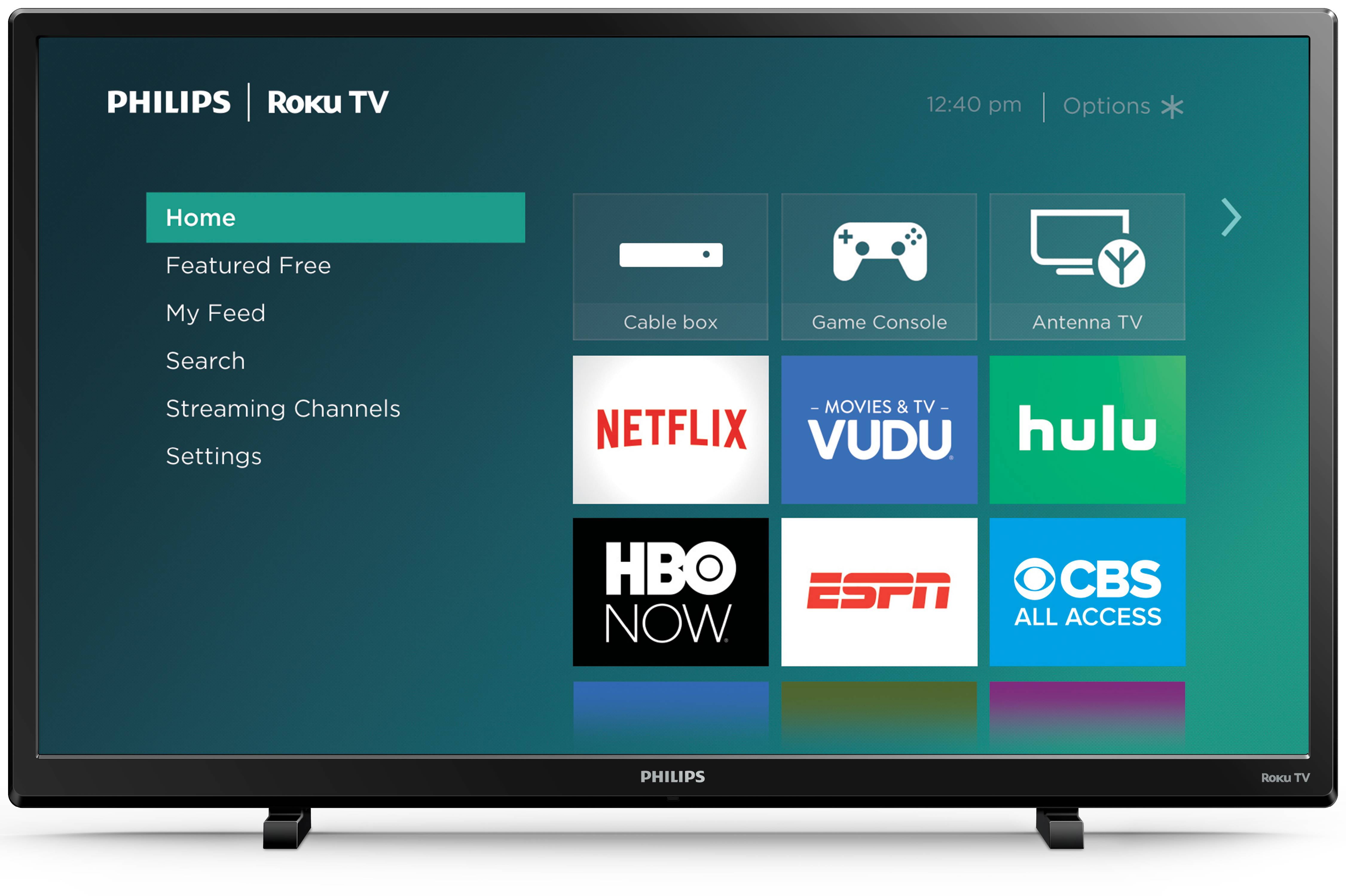 Philips 32 Class HD 720P Smart Roku LED TV 32PFL4664 F7 Walmart 