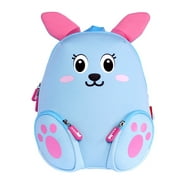 Nohoo Neoprene Animal Blue Bunny Little Backpack Kids