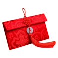 thumbnail image 2 of WHEANG Chinese Brocade Envelopes – Embroidered Red Hongbao For Holidays Weddings Birthdays & Celebrations (Set Of 1), 2 of 9