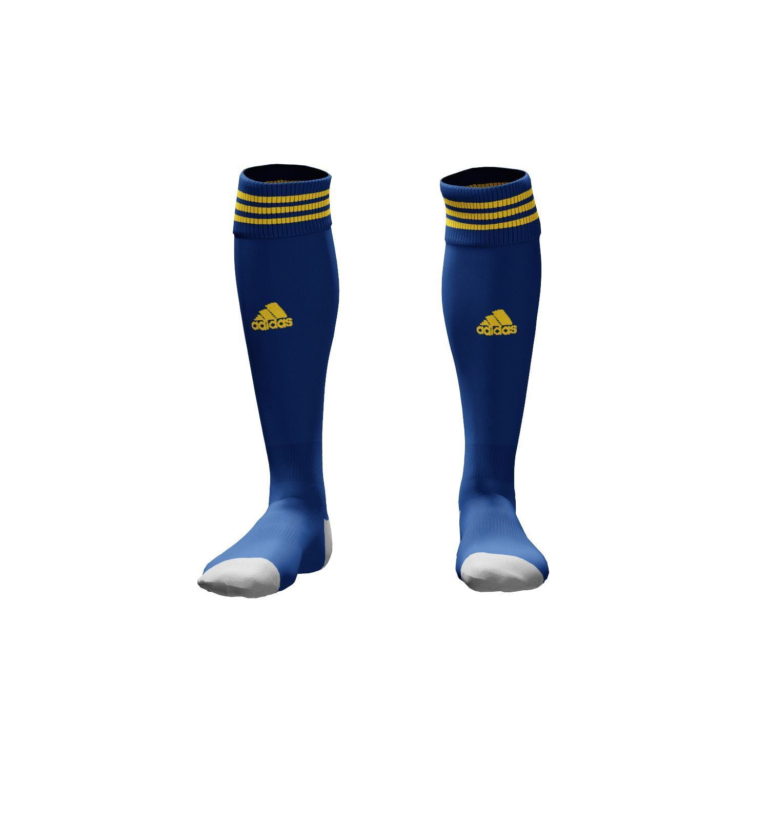 Custom Socks | Dark Blue/Yellow - Walmart.com
