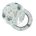 thumbnail image 3 of Goofa Goose and Doodle Flowers Printed Stool Covers Round, Waterproof Round Bar Stool Covers Anti-Slip Round Bar Stool Seat Cover with Elastic Bands Durable -, 3 of 7