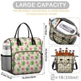 thumbnail image 5 of Pioneer Flower Floral Print Pattern Womens Lunch Box for Work,Insulated Large Lunch Bag,Leakproof Adult Lunch Bag for Work,Beach,Travel,Picnic,Camping, 5 of 6