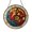 Acrylic 3.5 Inch, variant on Musical Notes Window Hanging – Glass Style Art1601