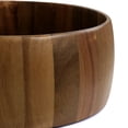 thumbnail image 5 of Gibson Elite 78975.03 Acacia Wood Salad Bowl & Spoon Set, Brown - 3 Piece, 5 of 8
