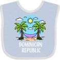 thumbnail image 3 of Inktastic Summer Vacation in the Dominican Republic Boys or Girls Baby Bib, 3 of 4