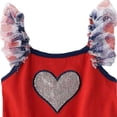 thumbnail image 4 of Little Lass Baby Infant Girl's Heart Tank Top and Skort Set (18 Months), 4 of 4