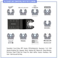 thumbnail image 3 of Oscillating Saw Blades, Tougher And Thicker High-Carbon Steel Kit, 20Pcs Set For Universal Multi-Tool Cutting, Precision Japan Tooth Design, Compatible With Most Oscillators, 3 of 5