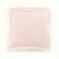 thumbnail image 6 of Lush Decor Mongolian Luca Faux Fur ative Pillow Cover Gray Single 20X20, 6 of 11