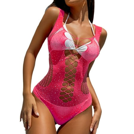 Satin Chemise Lingerie for Women plus Size Lingerie Push up Women s Sexy Underwear Female Sense Hollowed Out Up And Down Two Pieces Of Mesh