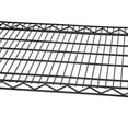 thumbnail image 5 of TRINITY 6-Tier 48x18x72 Commercial Wire Shelving w/ Backstands & Wheels, NSF - Black, 5 of 6
