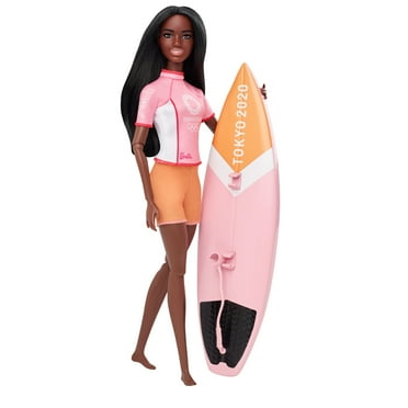 Barbie Olympic Games Tokyo 2020 Surfer Doll And Accessories