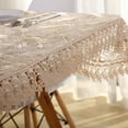 thumbnail image 2 of Lace Table Runner Embroidered Lace Runner for Tables, Doilies Nightstand Dressers Scarf for Wedding, Tea Party, Baby Shower, 2 of 2
