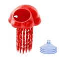 thumbnail image 2 of Jellyfish Shape Aquarium Cave Hideout with Feeder, 1Pc Betta Fish Shelter Ornament with 3Pcs Suction Cups, Fish Tank Accessories, Floating Fish Tank Decorations for Shrimp Small Fish Fry, 2 of 3