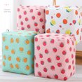 thumbnail image 4 of Freestanding Laundry Basket with Lid, Collapsible Zipper Clothes Storage Bag with Handle - 50*40*50cm, 4 of 5