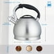 thumbnail image 2 of Easyworkz Estufa Silbante Hervidor de té Acero inoxidable Hervidor de agua caliente 2.3 l, 2 of 6
