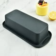 thumbnail image 2 of Silicone Loaf Pan for Baking Bread, Meatloaf, Cake, Non-Stick Reusable Rectangle Molds with Easy Grab Handles, 2 of 5