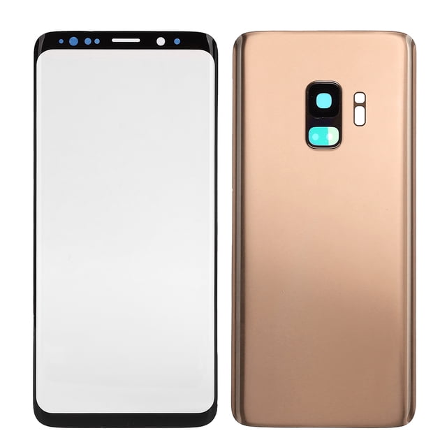 Juego de cubierta de vidrio trasero, vidrio trasero del teléfono Juego de cubierta de vidrio trasero del teléfono Reemplazo de vidrio delantero trasero para Samsung Durabilidad extendida