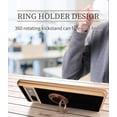 thumbnail image 6 of Compatible for Google Pixel 7a Case with Ring Holder Kickstand [with Magnetic] Soft TPU Shockproof Electroplated Protective Phone Case for Pixel 7a - Black, 6 of 12