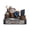 Gray, variant on Funny Fathers Day Gifts, Acrylic Desk Decor with Sleeping Dad on Couch Holding Remote, 3D Office Home Decoration Ornament for Dad Who Has Everything, Best Dad Ever Present from Daughter Son