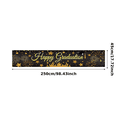 thumbnail image 3 of Polyester Graduation Banner Decorative Event Congratulations Background for Ceremony Party Indoor, 3 of 4