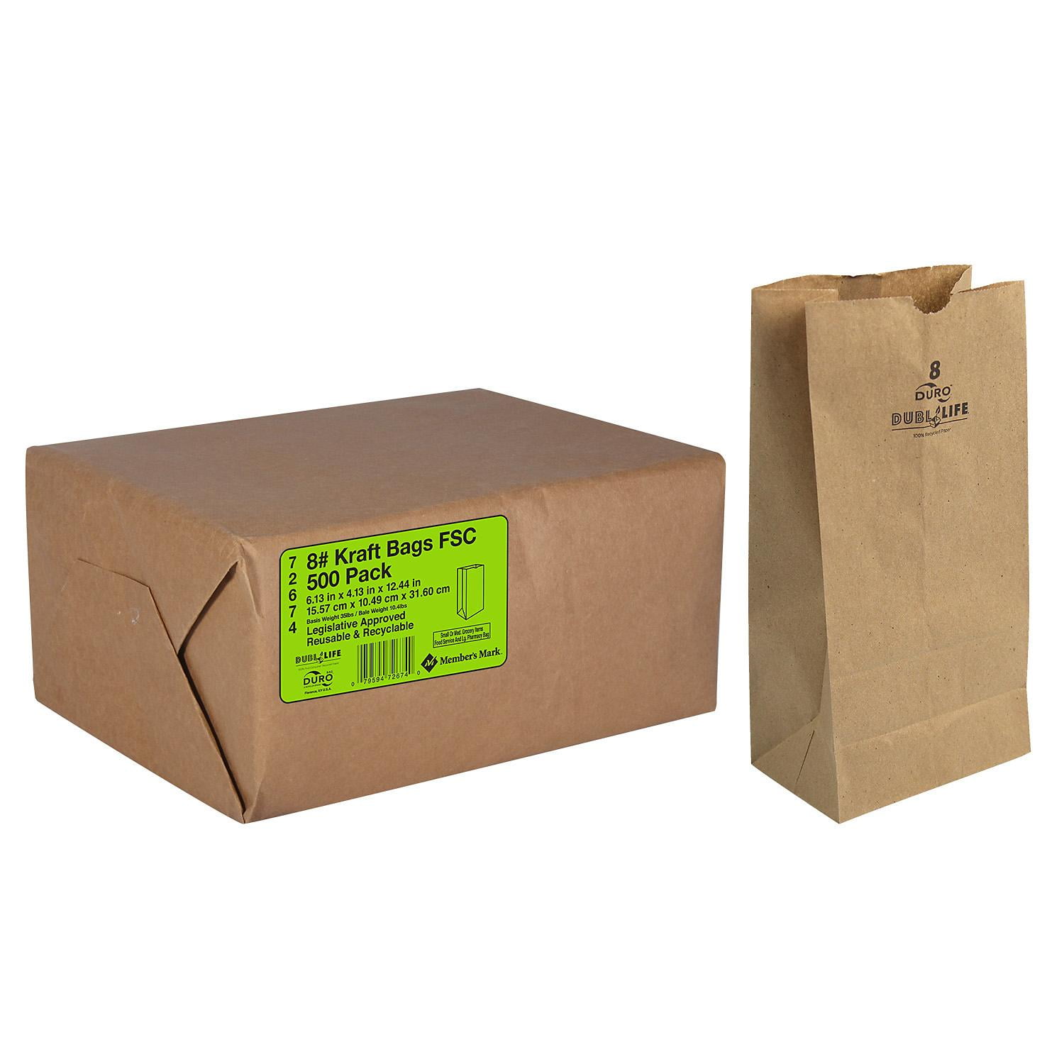 Duro Bag 8 Kraft Bags 500 count