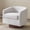 White-Linen Fabric, variant on Ktaxon 360° Swivel Accent Chair, Teddy Velvet Club Lounge Chair with High Resilience Cushion, Living Room Chair, White