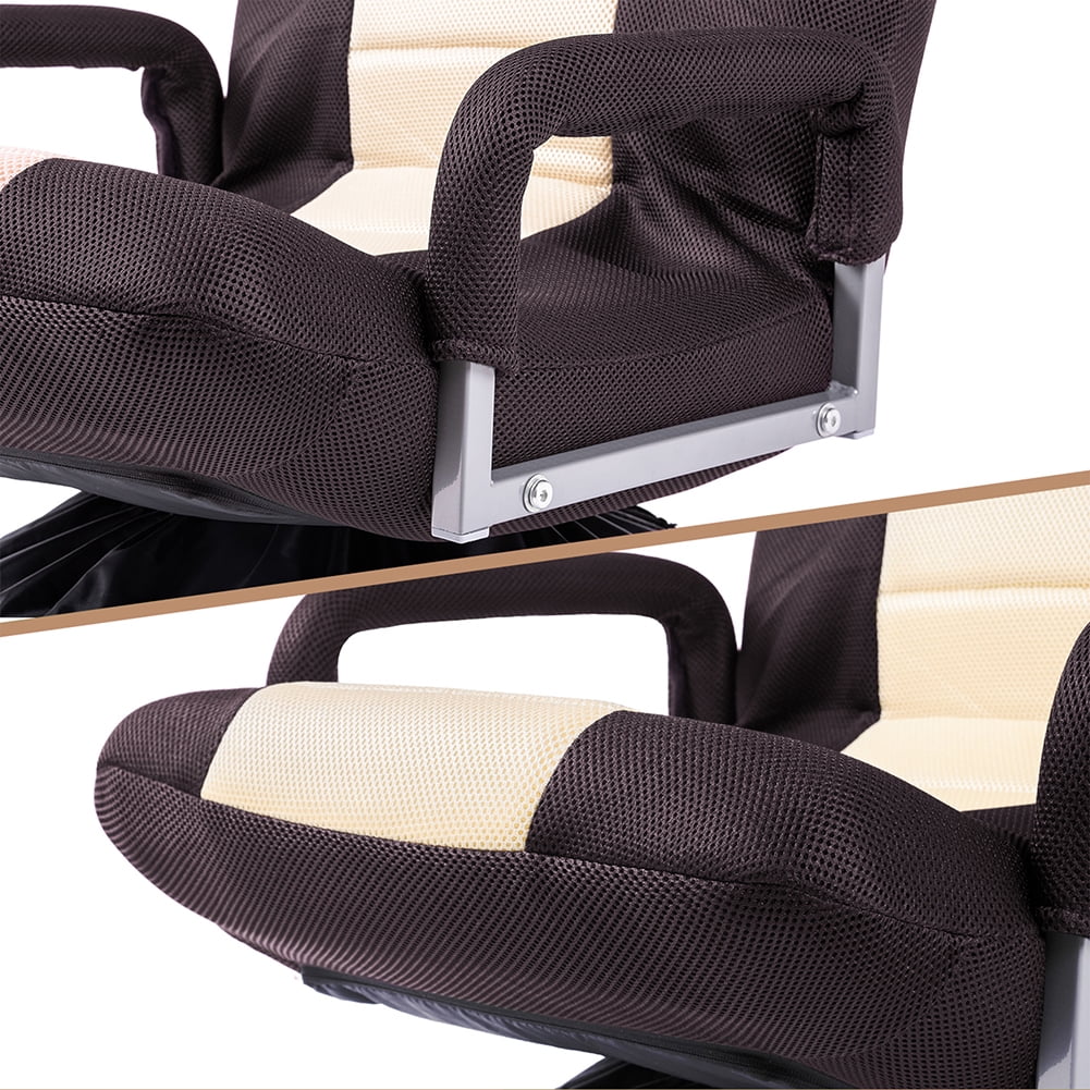 Private Jungle Bean Bag Chairs Swivel Video Rocker Gaming Chair Adjustable 7-Position Floor Chair Folding Sofa Lounger,Brown+Beige Private Jungle Bean Bag Chairs Swivel Video Rocker Gaming Chair Adjustable 7-Position Floor Chair Folding Sofa Lounger,Brown+Beige