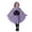 AB242 Light Purple, variant on Bainana Halloween Onesie Romper Ghost Robe Outfits For Kids Elegance Long Sleeve Hooded Pumpkin Print Robe Boys And Girls Theme Party Clothes