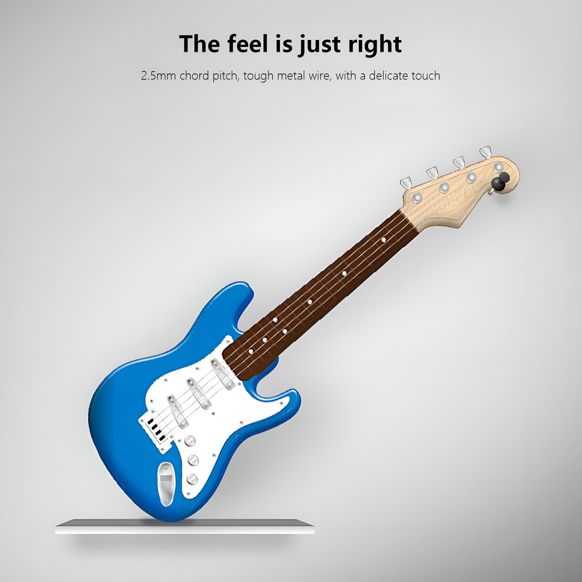 QAYOZ Electric Guitar for Beginners Full Size 39 inch Strat Style with Solid Body, Maple Neck, Rosewood Fingerboard, Red Finish