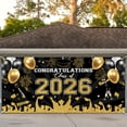 thumbnail image 5 of Mocsicka Graduation Garage Door Banner Extra Large Class of 2026 Backdrop Congrats Grad Garage Door Cover Party Decorations Photo Booth Props, 5 of 8