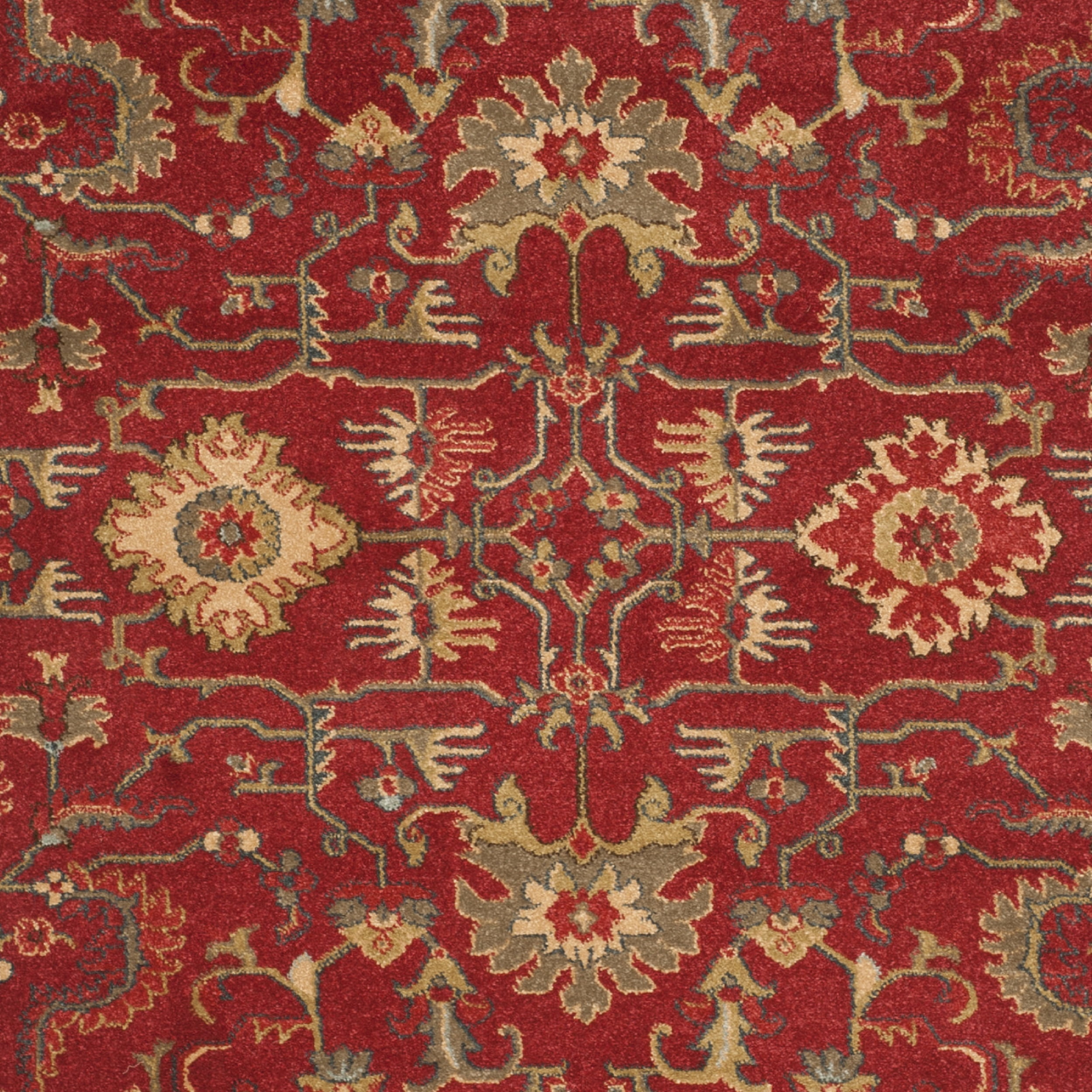 SAFAVIEH Mahal Bentley Oriental Area Rug, Red/Navy, 3' x 5'