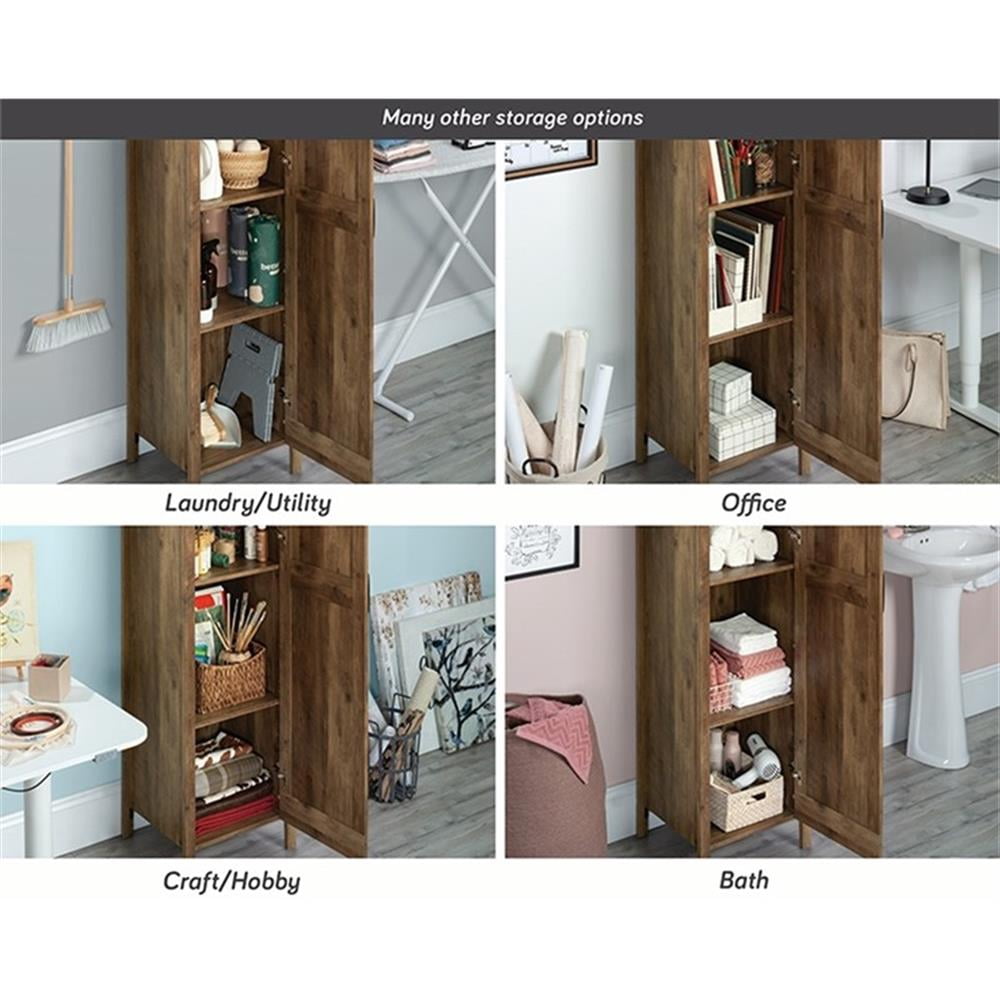 Sauder Miscellaneous Storage Engineered Wood Cabinet in Rural Pine