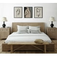 thumbnail image 7 of Kate and Laurel Sylvie Minimalist Neutral Line Art Drawing Face and Body Framed Canvas Wall Art Set by The Creative Bunch Studio, 2 piece 18x24 Black, Modern Minimal Brushstrokes Art for Wall, 7 of 7