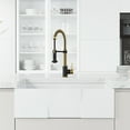 thumbnail image 6 of VIGO Edison Single Handle Pull-Down Sprayer Kitchen Faucet in Matte Brushed Gold and Matte Black, 6 of 15
