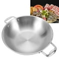 thumbnail image 4 of Kitchen Cookware, 30 Cm Cooking Pot, Non-Stick Kitchen Accessory For Home Restaurant Silver, 4 of 8