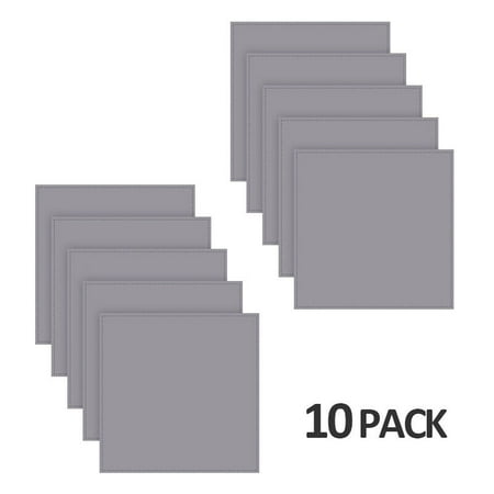 

10Pcs Polyester Restaurant Dinner Cloth Linen Napkins 19 x19 Wedding grade