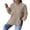Khaki, variant on Vedolay Women Long Sleeve Sweatshir Fashion Plus Size Pullover Sweater Sweater Clothes for Women Khaki,XL